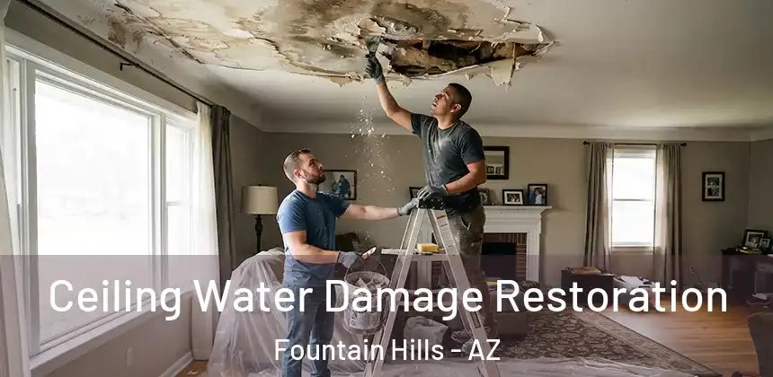  Ceiling Water Damage Restoration Fountain Hills - AZ