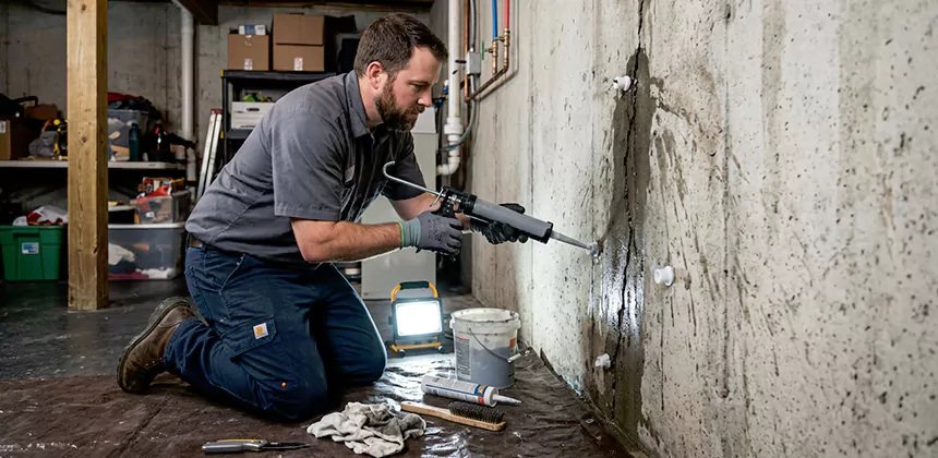 Basement Leak Repair From Inside in Fountain Hills